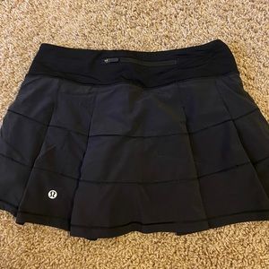 Black Lululemon tennis skirt